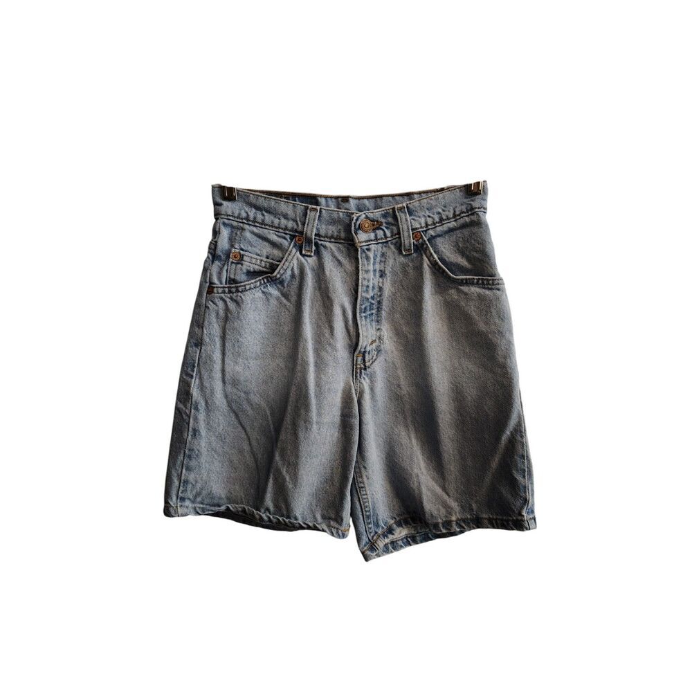 Vintage Levis 950 Women's Light‎ Wash High Waist Relaxed Fit Shorts Size 5